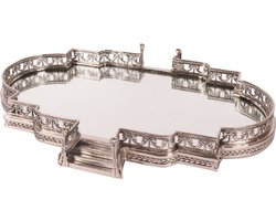 Baroque - Decoratief dienblad - Dienblad spiegel koper 57 cm - 8x41x57 - Brass