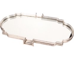 Baroque - Decoratief dienblad - Dienblad spiegel koper 85 cm - 8x51x85 - Iron