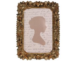 Baroque - Fotolijst - Fotolijst 10x15 cm - Goud - Resin - Staand/Liggend - 19x14x1.5 - Polyresin