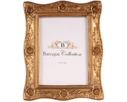 Baroque - Fotolijst - Fotolijst 13x18 cm - Goud - Resin - Staand/Liggend - 25x19.5x2 - Polyresin