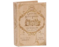 Baroque - Opberger - Opbergboek Château 15 cm - Groen - 15x10x3.5 - PU Leather