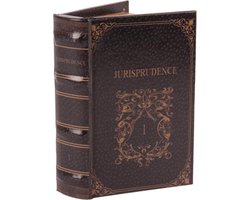 Baroque - Opberger - Opbergboek Jurisprudentie 15 cm - Zwart - 15x10x3.5 - PU Leather
