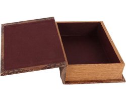 Baroque - Opberger - Opbergboek Wapenschild 23 cm - Bruin - 23x16.5x5.5 - Pu Leather