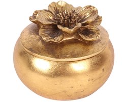 Baroque - Opberger - Opbergbox - Goud - Resin - 8.5x11x11 - polyresin