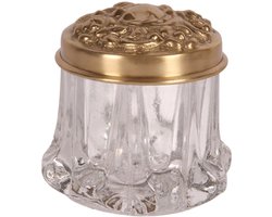Baroque - Opberger - Opbergdoos met deksel - Goud - Brass - 7x7x7 - Brass