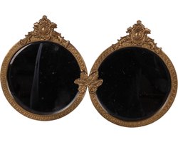 Baroque - Spiegel - Spiegel koper 27,5 cm - 16x27.5x5 - Brass