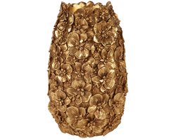 Baroque - Vaas - Vaas Orchidee 19,5 cm - Goud - Resin - 19.5x12x12 - Polyresin