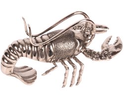 Baroque - Wijnkoeler - Flessenhouder Kreeft 41 cm - Zilver - Aluminium - 21x41x22 - Aluminium