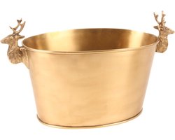 Baroque - Wijnkoeler - Wijnkoeler 24 cm - Goud - Koper - 24x42x22 - Brass