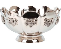 Baroque - Wijnkoeler - Wijnkoeler 41 cm - Zilver - Koper - 23x41x41 - Brass