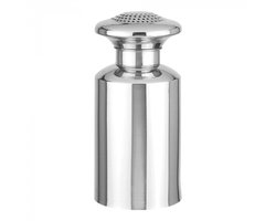 BARSA Zoutstrooier RVS met Schroefdop - Vaatwasserbestendig - 17(h)x8,5cm - Zoutstrooier Horeca