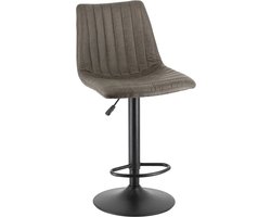 Barstoel - Barkruk - Kruk - Barkruk Kookeiland - Barkrukken Kookeiland - Bruin - 96 tot 118 cm hoog