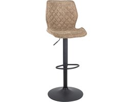 Barstoel Coco in teddy taupe