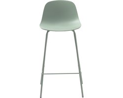 Barstoel Groen - Zithoogte 67cm - 48x40,5x92,5cm - Set van 2