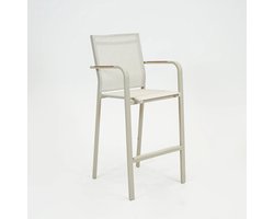 Barstoel Quenza stapelbaar creme heat