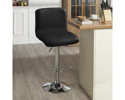 Barstoelhoes, hoes voor draaibare barkrukzitting in restaurants, geschikt voor barkrukken met lage en middelhoge rugleuning, beschermhoes (2 stuks, zwart).