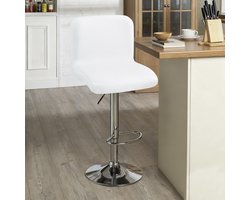 Barstoelhoes, vierkante draaibare barstoelhoes voor restaurants, geschikt voor barkrukken met lage rugleuning, beschermhoes (2 stuks, wit).