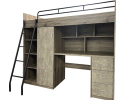 Bart Hoogslaper met Kast en Bureau