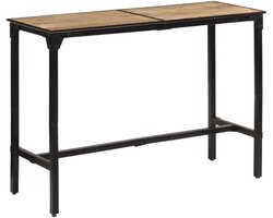 Bartafel 150x55x107 cm massief ruw mangohout