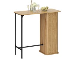 Bartafel - Bartafels - met 3 planken -Natuurlijk hout - 112x50x106cmcm (LxBxH)