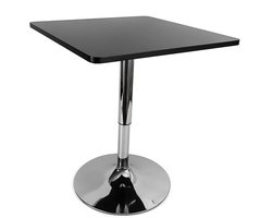 Bartafel - Eettafel - Woonkamertafel - Voor Thuis, Café en Kantoor - 360° Draaibaar Blad - Capaciteit 150 kg - 60x60x45cm