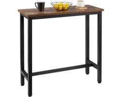 Bartafel - Industrieel - Hout en metaal - Rechthoekig - 100x40x100cm