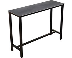 Bartafel Milano Tavien - 120cn - Voor binnen - Keuken en woonkamer - Marmer look - 4 to 6 personen - Donkergrijs