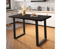 Bartafel Nicola | 160 x 80 x 93 cm | Zwart