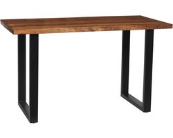 Bartafel Nicola - 160x80x93cm - metaal/mangohout