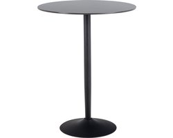 Bartafel Ø 80 cm Jayden Keramiek Zwart