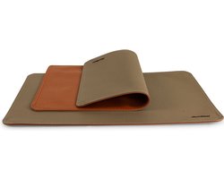 Basic Line | Dubbelzijdige Placemat in eco-leer | Omkeerbaar | 30x45cm | Abruzzo/Cayenne (L05/L07)