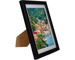 Basic M044 Serie - Fotolijst - 15x21 cm - Zwart - MDF
