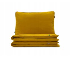Basic Mosterd Geel Beddengoed Set 200x200 cm - 100% Katoen