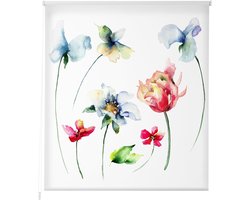 Basic Rolgordijn - Decoratief Raambekleding - Ruimte Verduisteren - Digitale Print - 110 x 175 cm - Multicolor
