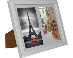 Basic Serie - Multiramka Fotolijst - 17x23 cm - MDF - Wit