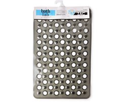 Bathlab ZAC BLACK Serie - Antislip Badmat - 38x61 cm - Sterke Zuignappen - Zwart Transparant