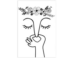 Bathroom Decoration Pictures Funny Bathroom Wall Decor Humorous Guest Toilet Art Decoration Black and White Canvas Print Artwork Without Frame - 20x30cm