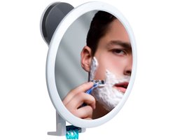 Bathroom Solutions - Kosmetisch Spiegel - 17 cm - Met Zuignap - Wit