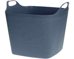 Bathroom Solutions Kuip - flexibel - emmer/wasmand - blauw - 40 liter