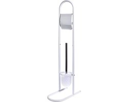 Bathroom Solutions Toiletgarnituur Wit - 30 x 16 x 78 cm