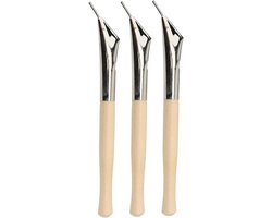 Batik Gereedschap Set van 3: Drukpen, Beeldhouwpotlood, Tekenpen - Aardewerk en Keramiek Tools