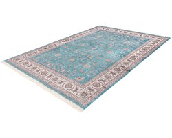 Batucci Perzisch Vloerkleed - Klassiek Tapijt - Handgemaakt - Blauw - Ultra Luxe - Hoge Dichtheid - Duurzaam