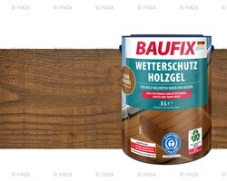 BAUFIX Houtbeschermende Gel- Beits donker eiken 5 Liter