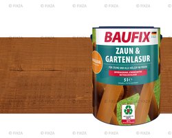 BAUFIX Schutting & Tuin Houtbeits – Douglas – Zijdeglans – 5 Liter – Voor Schutting, Tuinhuis & Blokhut – UV- & Weerbestendig