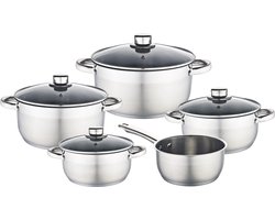 Baumalu 9-delige pannenset 'Best' ook voor inductie