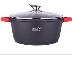 Bavary KATG20 Pan - Braadpan - Soeppan - Ø 20 cm - Inductie - Keramisch - 2.5 Liter - Zwart