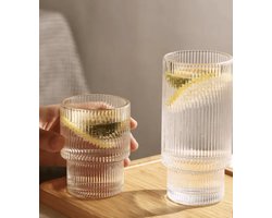 Bavary Ripple Long Drink Glas / 6 Delig Set / 300 ml