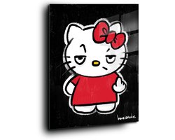 Bayern bad kitty - Meerdere kleuren - Canvas 30 x 40 cm Ge