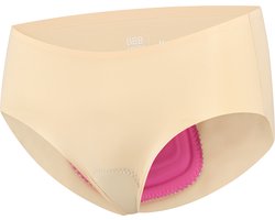 BBB Cycling Fietsonderbroek Dames met Zeem - Sneldrogende Stretch Stof - Ideaal Voor Fietsvakantie of Woon-werk Verkeer - Ultradun Fietsondergoed Dames - Maat XL/XXL - ComfortBrief BUW-66