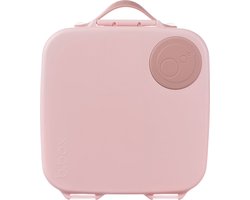 b.box Lunchbox | Jumbo Bentobox met 4 Vakken (2 Lekvrij), Afneembare Scheidingswand, Gelkoelelement | Ideaal voor School | Vanaf 3+ | Inhoud 2L